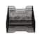Mind Reader 2 Pack Black 3-Tiered Desk Organizer Tray